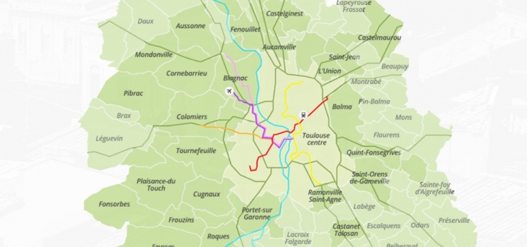 Villes proches de Tououse où investir en loi Pinel